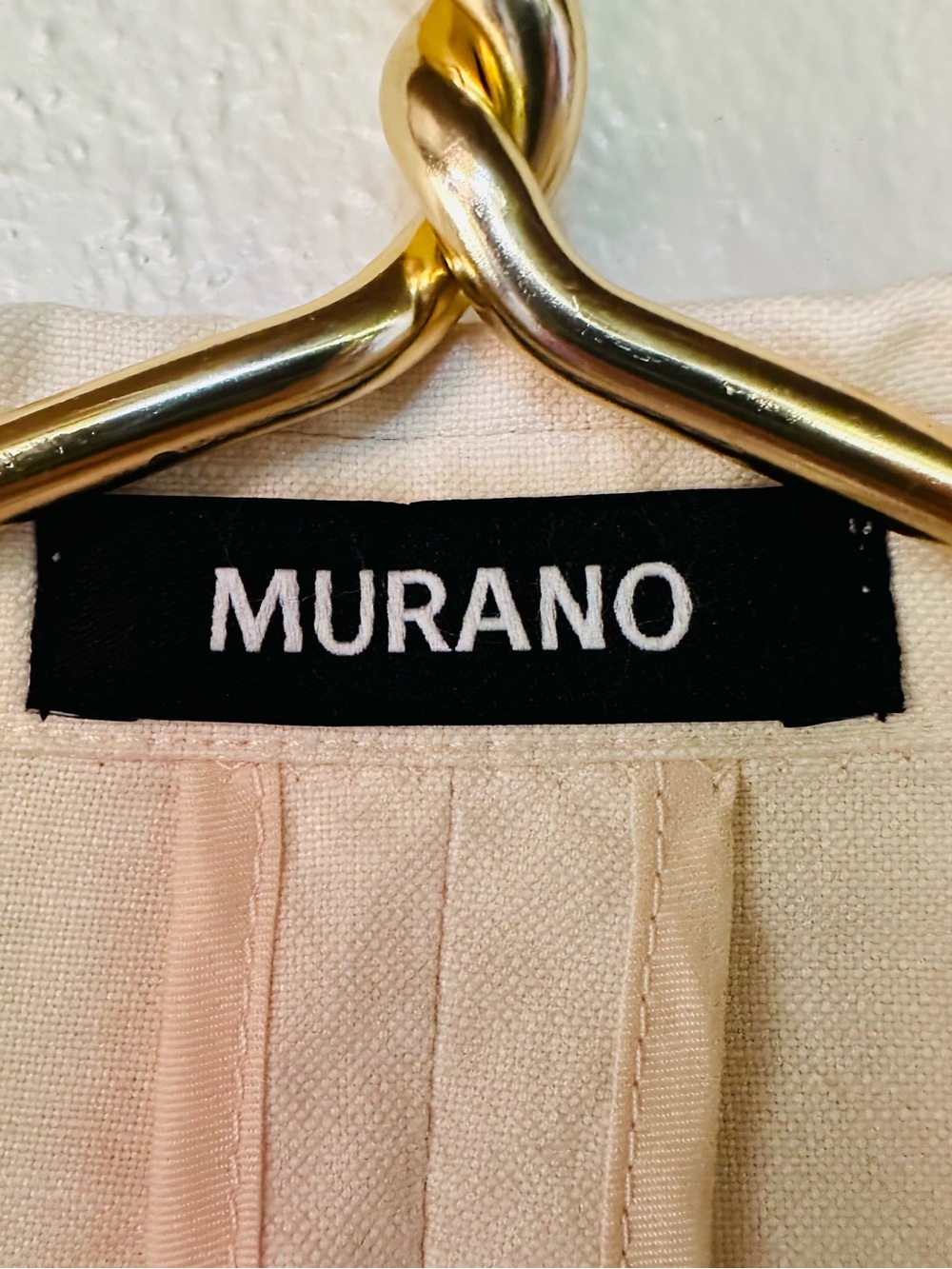New Murano Garden Collection Embroidered Linen Cotton Floral Bee Blazer Jacket - Picture 7 of 11